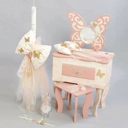 Katsigiannis Baptism Set with Theme Butterfly 64pcs