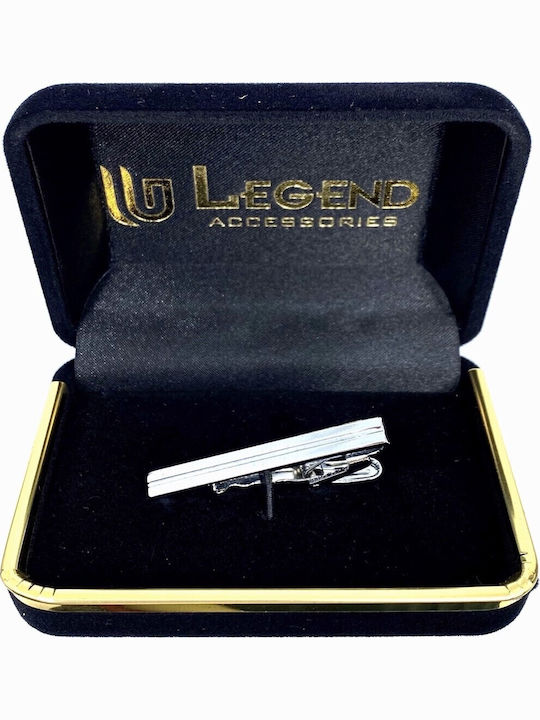 Legend Accessories Legend Clip Γραβάτας από Ασήμι