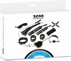Zenn Bondage BDSM Kit σε Μαύρο Χρώμα 11τμχ