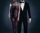 BODYSTOCKING Ολόσωμο Καλσόν Διχτυωτό Μωβ