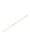 Kontopoulos Kids Bracelet ID from Gold 9K with Σταυρό