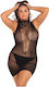 Rene Rofe MINI DRESS Sexy Φόρεμα Μαύρο