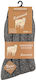 Norweger Long Isothermal Hunting Socks Woolen in Beige color