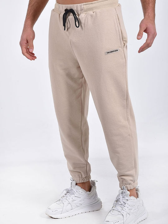 Clever Sweatpants with Elastic Beige