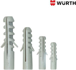 Wurth Plastic Screw Anchor 100pcs