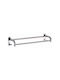 ForHome Double Wall-Mounted Bathroom Rail Silver