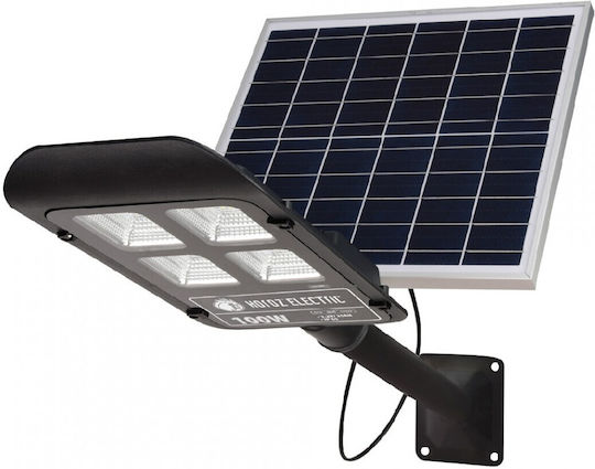 Horoz Electric Solar Street Light 100W Cold White 6400K with Remote Control IP65 35x35cm