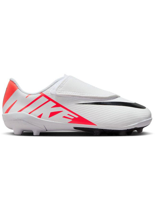 Nike Παιδικά Ποδοσφαιρικά Παπούτσια Jr Mercurial Vapor 15 Club MG με Τάπες Λευκά