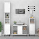 vidaXL Badezimmerschrank B80xT33xH60cm Weiß