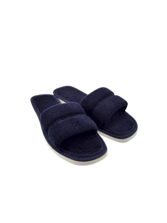 Shoelover Terry Women's Slippers Blue -BLUE