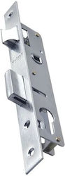 Testa Recessed Lock with Center 20mm Silver
