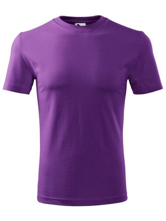 Malfini Men's Short Sleeve Promotional T-Shirt Purple