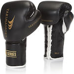 Yakimasport Leather Boxing Competition Gloves Black