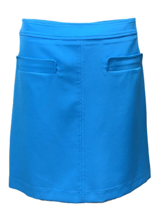 Desiree Mini Skirt in Blue color