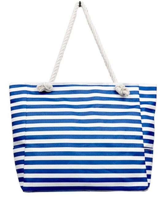 Aquablue Geantă De Plajă Din Material Textil Argintie