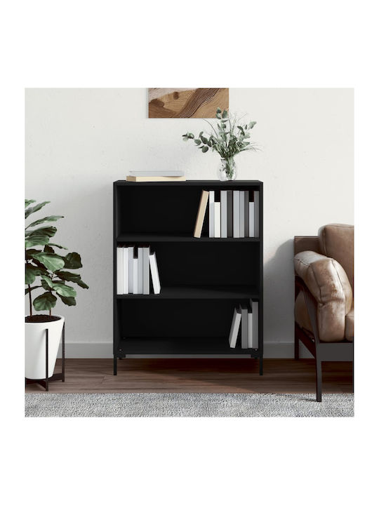 Bookcase 69.5x32.5x90cm Black