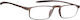 Oramont Lesebrille +1.25 in Braun Farbe 1147