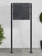ML-Design Inox Outdoor Mailbox Gray 37x37x11cm