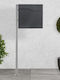 ML-Design Draußen Inox in Gray Farbe 37x37x11cm