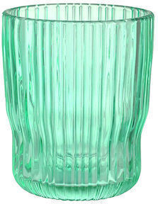 Marva Set de pahare Cocteiluri din Sticlă în Culoarea Turcoaz 250ml 6buc