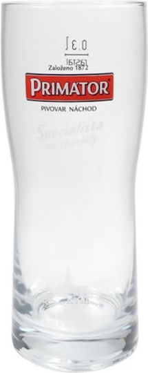 Primator Ποτήρι Μπύρας από Γυαλί 300ml
