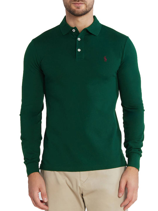 Ralph Lauren Ανδρική Μπλούζα Μακρυμάνικη Polo Πράσινη