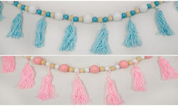 GARLAND Wood Decorative Element for Wedding Favors 1pcs (Μiscellaneous Designs/Colors)