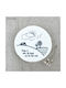 Synchronia Round Coaster Ceramic White 9.8cm