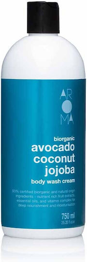 Aroma Avocado Coconut Jojoba Κρεμώδες Αφρόλουτρο & Άρωμα Καρύδα 750ml