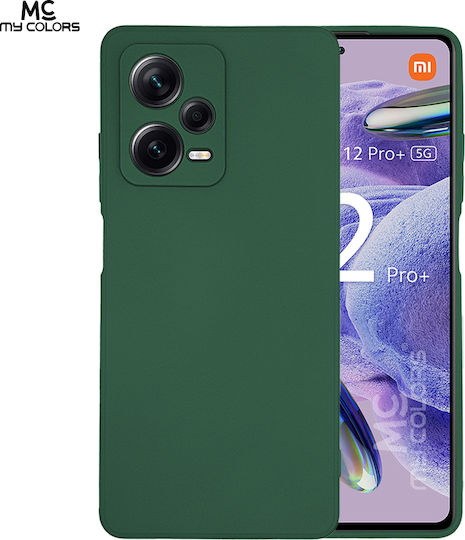 Sonique Back Cover Silicone Dark Green (Redmi Note 12 Pro+)
