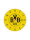 Koupakoupa Wall Clock Wooden Yellow Ø20cm