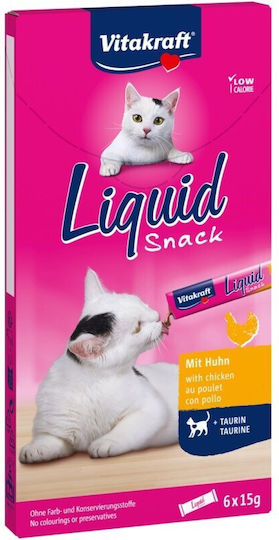 Vitakraft Poultry and Taurine Cat Treats with Chicken for Adult Cats 1 Piece 90g