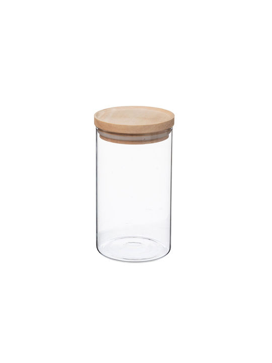 5Five Set 1pcs Jars General Use with Airtight Lid Glass 1000ml