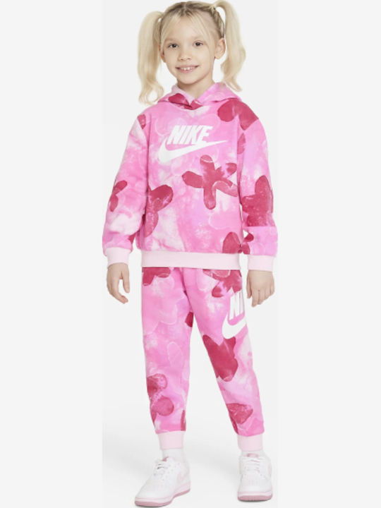 Kids Sweatpants Set Pink 2pcs