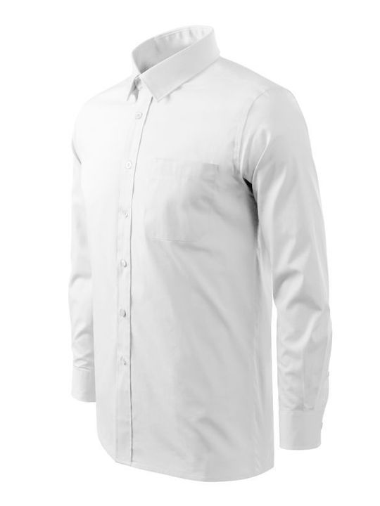 Malfini Men's Shirt Long Sleeve White