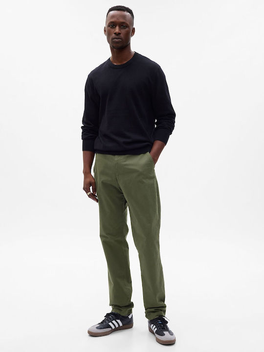 GAP Ανδρικό Παντελόνι σε Slim Εφαρμογή Πράσινο