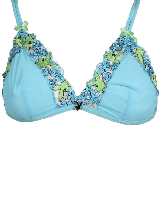 Playboy Bralette Hellblau