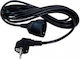 Extension Cable Cord 3 x 1.5mm²/10m Black