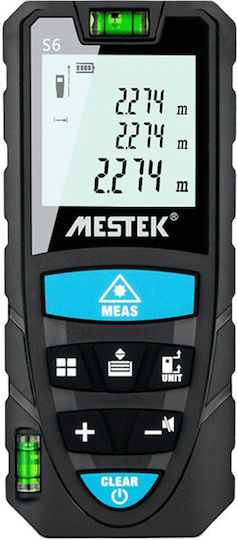 Mestek Laser Distance Meter S6/50M with Range up to 50m