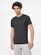 4F Men's Short Sleeve T-shirt Gray