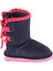 Suede Παιδικές Μπότες Navy Blue / Fuchsia