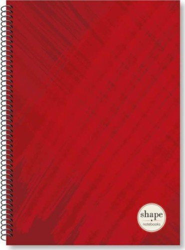 Shape Notebooks Σπιράλ Τετράδιο Ριγέ Β5 60 Φύλλων 2 Θεμάτων (Διάφορα Σχέδια)