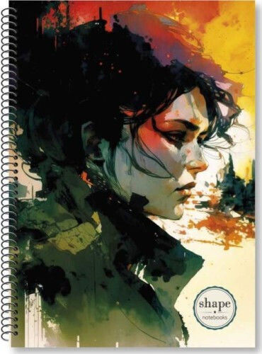 Shape Notebooks Спирална Тетрадка На Райета B5 90 Листове 3 Теми Women (Различни Дизайни)