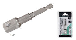 Krausmann AC10490 Adapter with HEX / 1/2'' Drive Size and 1/2'' Adapter Output Krausmann AC10490 Adapter with HEX / 1/2'' Drive Size and 1/2'' Adapter Output