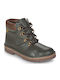 Kids Boots with Zipper Khaki