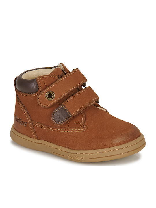 Kickers Tackeasy Δερμάτινα Παιδικά Μποτάκια με ...
