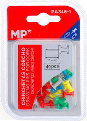 Madrid Papel Set of 40pcs Pins for Board PA346-1