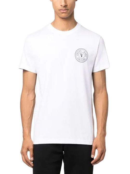 Versace T-shirt Bărbătesc cu Mânecă Scurtă White