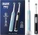 Oral-B Pro Series 1 Duo Edition Electric Toothbrush with Pressure Sensor Light Blue & Black