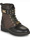 Kinderstiefel mit Reißverschluss Braun